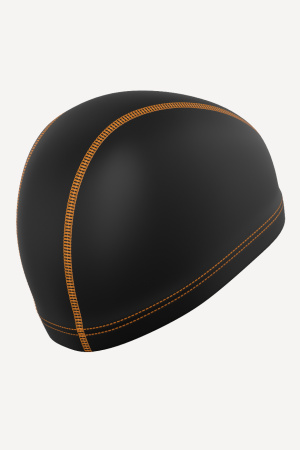 Шапочка для плавания текстильная Ergofit Lycra (Взрослый; one size; черный)